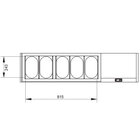 Gekoelde Structuur GN 5x1/4 , Met Deksel