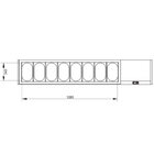 Gekoelde Structuur GN 8x1/4, Met Deksel