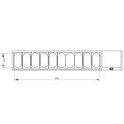 Gekoelde Structuur GN 10x1/3, Met Deksel