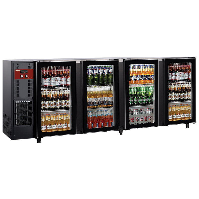 Flessenkoeler 4 Glazen Deuren, 783 Liter