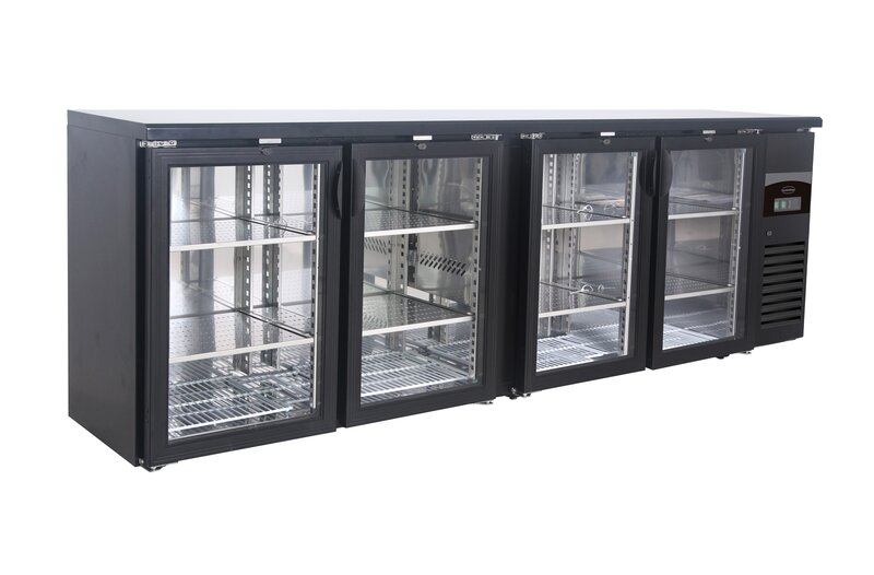 Barkoeler Zwart 4 Glasdeuren