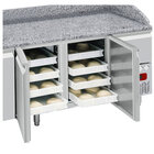 Koeltafel 2 Deuren 600x400, 2 Neutrale Laden (8x Bakken 600x400) + Gereedschapslade