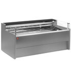 Gekoelde Toonbank Met Glas Self-service, Geventileerd, Met Reserve - Grijs