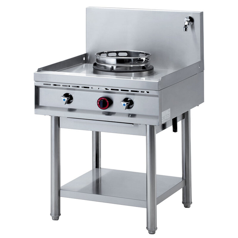 Wok-gasfornuis, 1 Vuur (13 Kw)