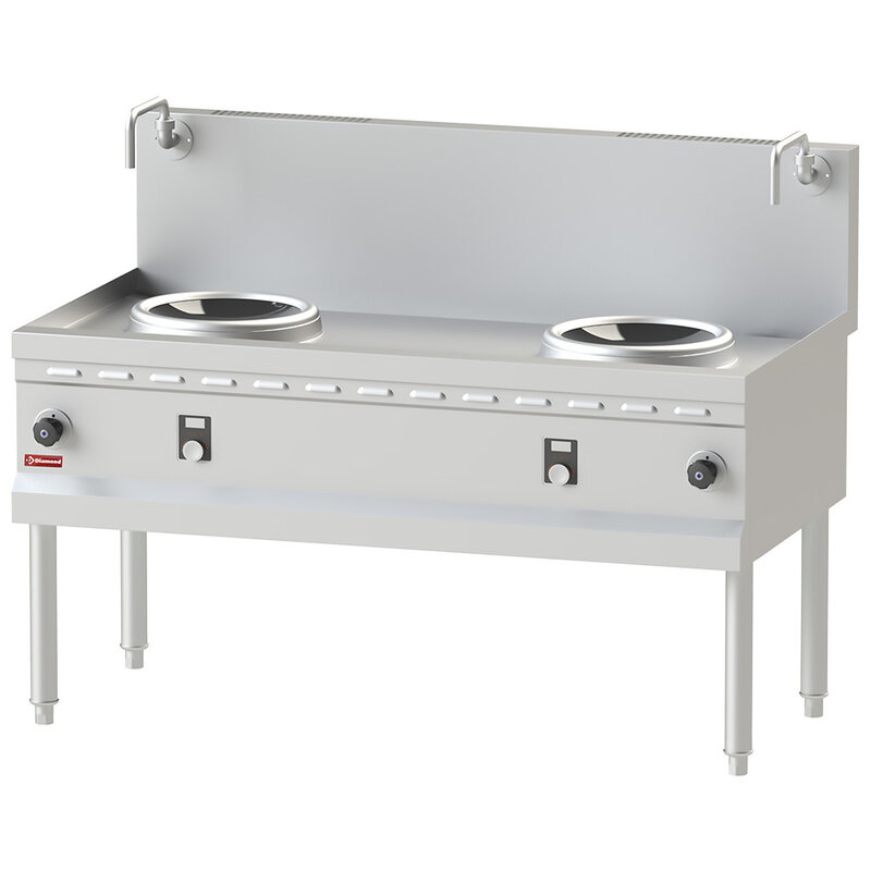 Inductie-wokfornuis 2 Zones - ø300 MM