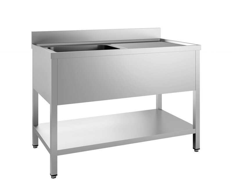 600 Spoeltafel Bodemschap Demontabel 1 Links 1200