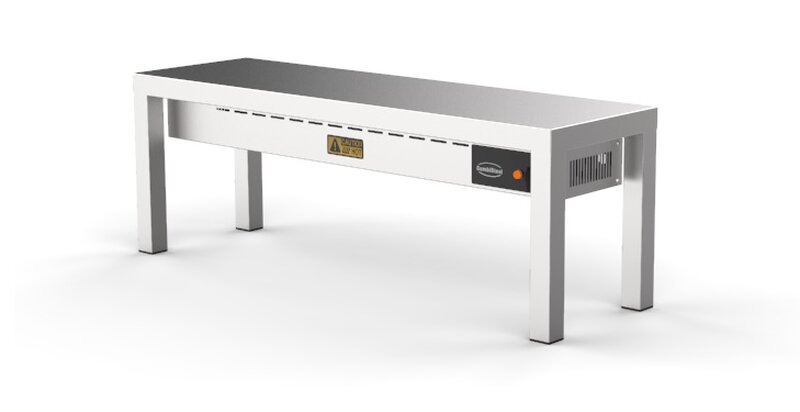 Etagere Keramisch Verwarmd 1 Niveau 1000  3 Heaters À 250w