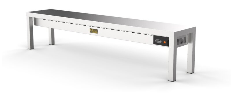 Etagere Keramisch Verwarmd 1 Niveau 2000  6 Heaters À 250w