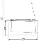 Gekoelde Opzetvitrine 6X 1/3 GN