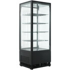 Koelvitrine 98l Zwart
