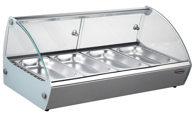 Warmhoudvitrine 4 1/3 GN