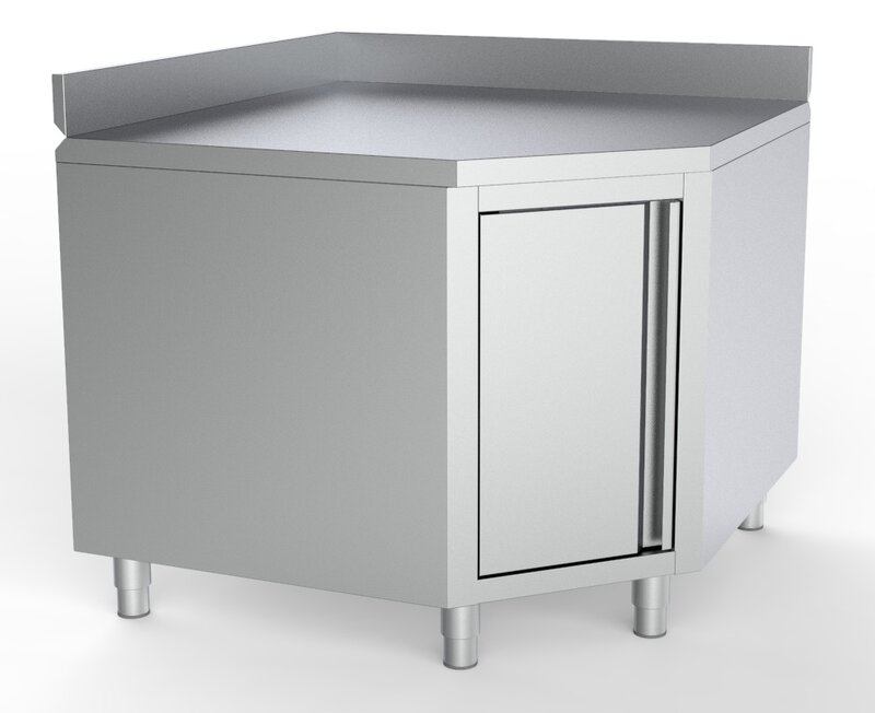 Werktafel Hoek Met Deur EN Rand 1000/1000 Voor 600mm Tafels
