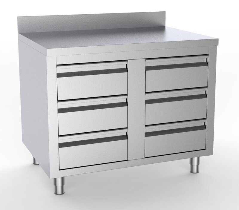 700 Werktafel Met 6 Laden Rand 1000