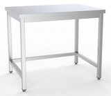 600 Werktafel Open Onderstel Demontabel 800