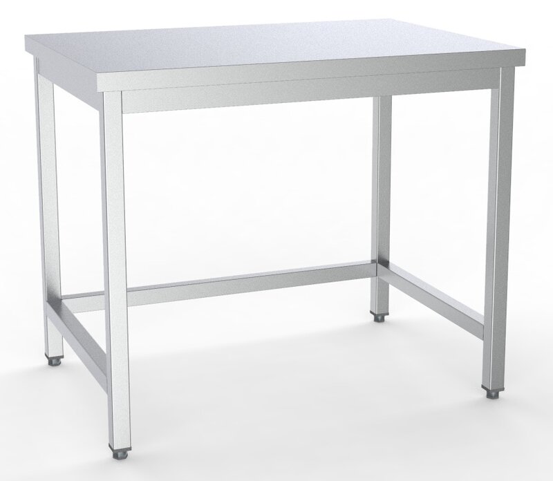700 Werktafel Open Onderstel Demontabel 1000