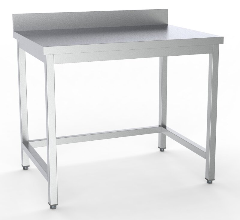 600 Werktafel Open Onderstel Rand Demontabel 1200