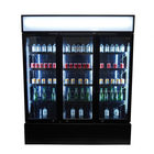 Koelkast 3 Glasdeuren Zwart Fcu-1200 BL