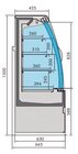 Koelvitrine Noah Schuifdeuren 1.3