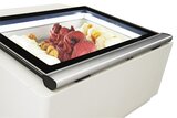 Tafelmodel Schepijsvitrine Wit  Opent Aan DE Bedieningszijde