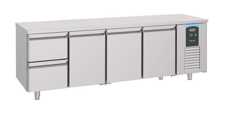 700 Koelwerkbank 3 Deuren 2 Laden Energy Line
