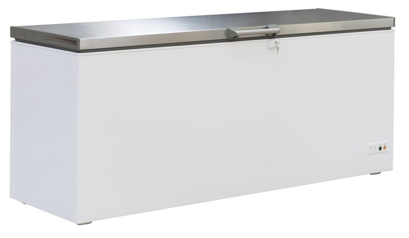 Vrieskist Rvs Deksel 635 L