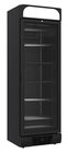 Vrieskast 1 Glasdeur Zwart 382l