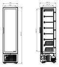 Vrieskast 1 Glasdeur 221l