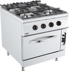 Base 900 Gasfornuis 4 Br. Met Gasoven