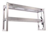 Etagere Halogeen Verwarmd 2 Niveaus 1200 Demontabel