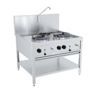 Gas Woktafel 2x17kw + 1x9kw