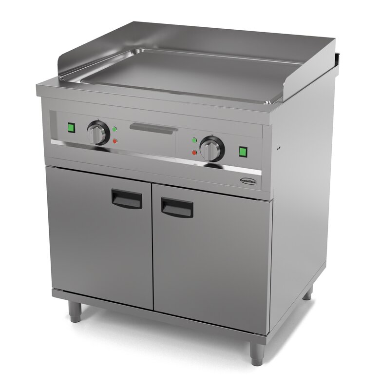 Entry 700 Bakplaat Elektrisch Chroom Dubbel
