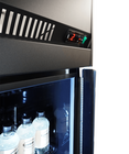Koelkast 3 Glasdeuren Zwart Irm-1180r BL