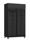 Koelkast 2 Glasdeuren Zwart Irm-770r BL