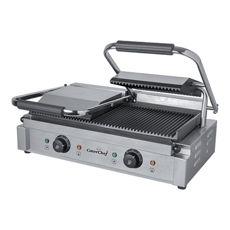 Contactgrill Geribbeld-geribbeld