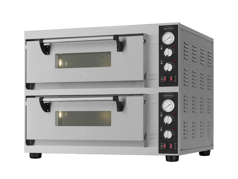 Elek. Pizzaoven Dubbel 2 X 4