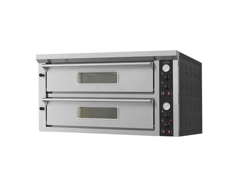 Elek. Pizzaoven Dubbel 2 X 6