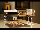 Contactgrill Glad-geribbeld