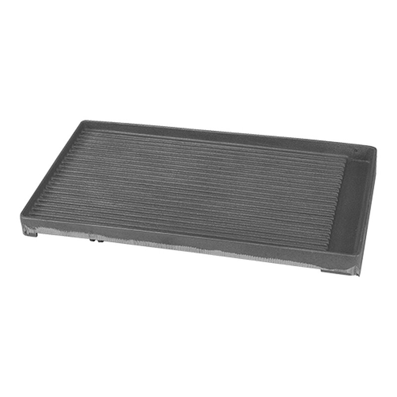 Grillplaat 56x32cm Geribbeld
