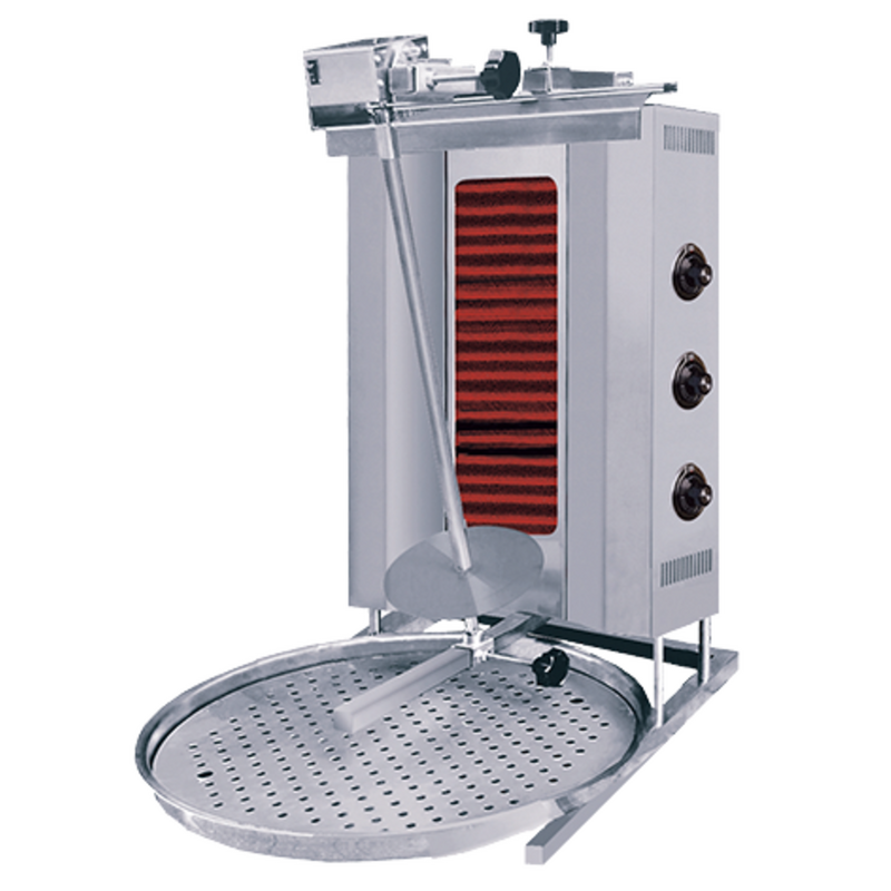 Naomi Grills Donergrill| Elektrisch (3 Elementen) | Max. 60 Kg | 565x810x985(h)mm