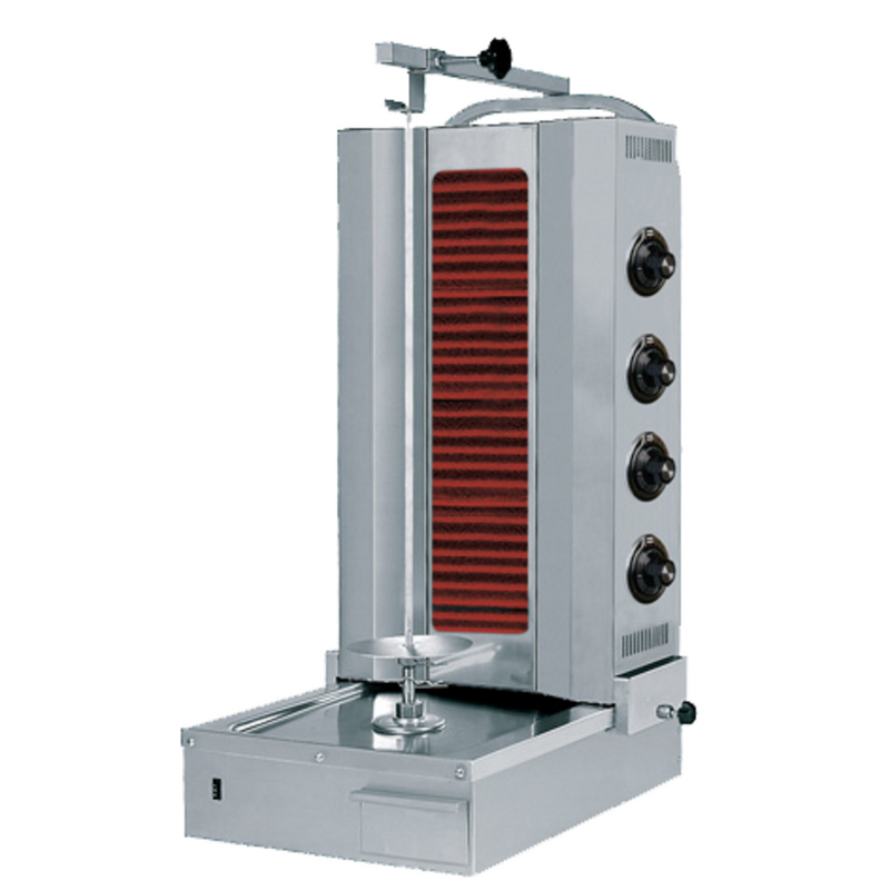Naomi Grills Donergrill | Elektrisch (4 Elementen) | Max. 80 Kg  | 565x665x1150(h)mm