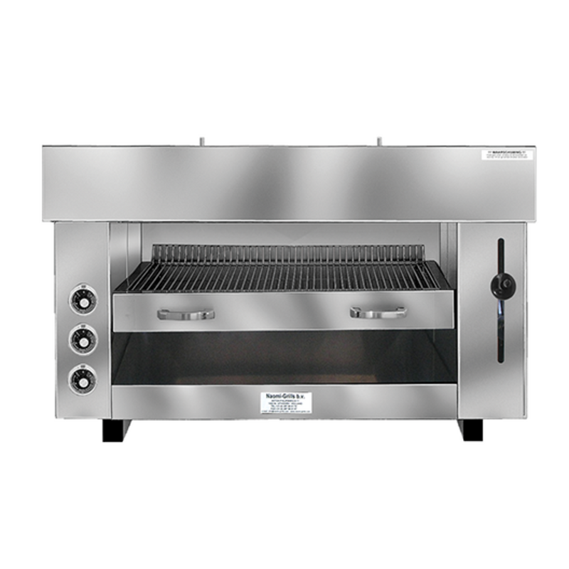 Pita-oven Elektrisch Met Waterverdampingssysteem | 400v |  3 Elektrische Elementen | 960x430x600(h)mm