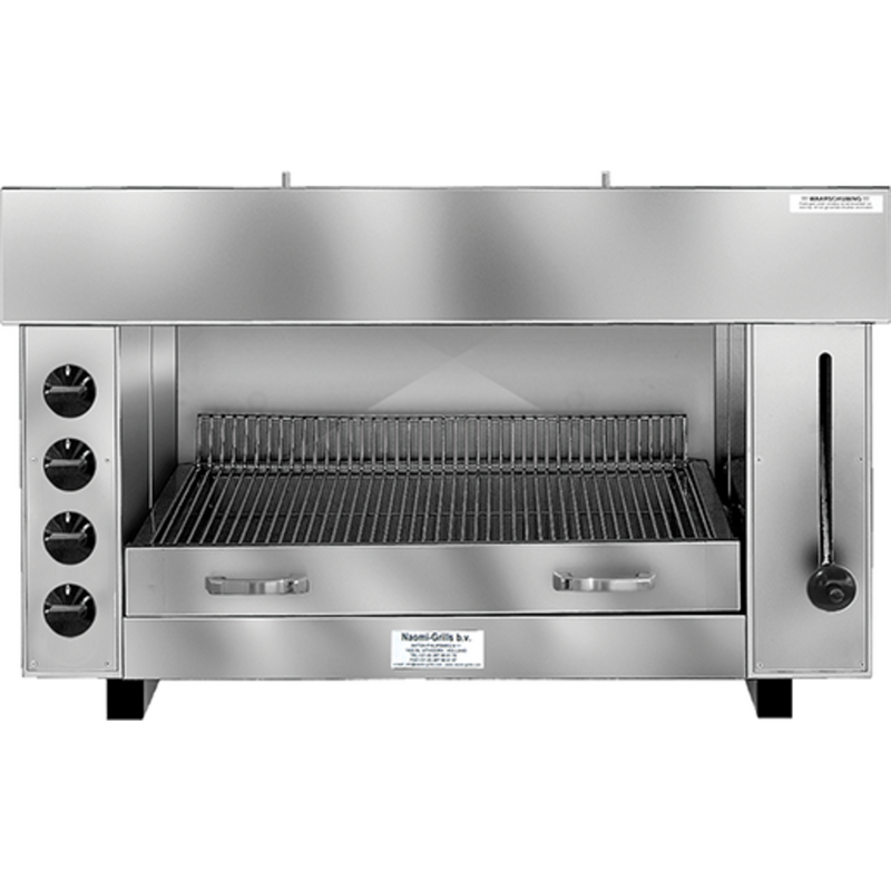 Pita-oven | Waterverdampingssysteem | 10.8kw | 4 Infrarood Gasbranders | 960x430x600(h)mm