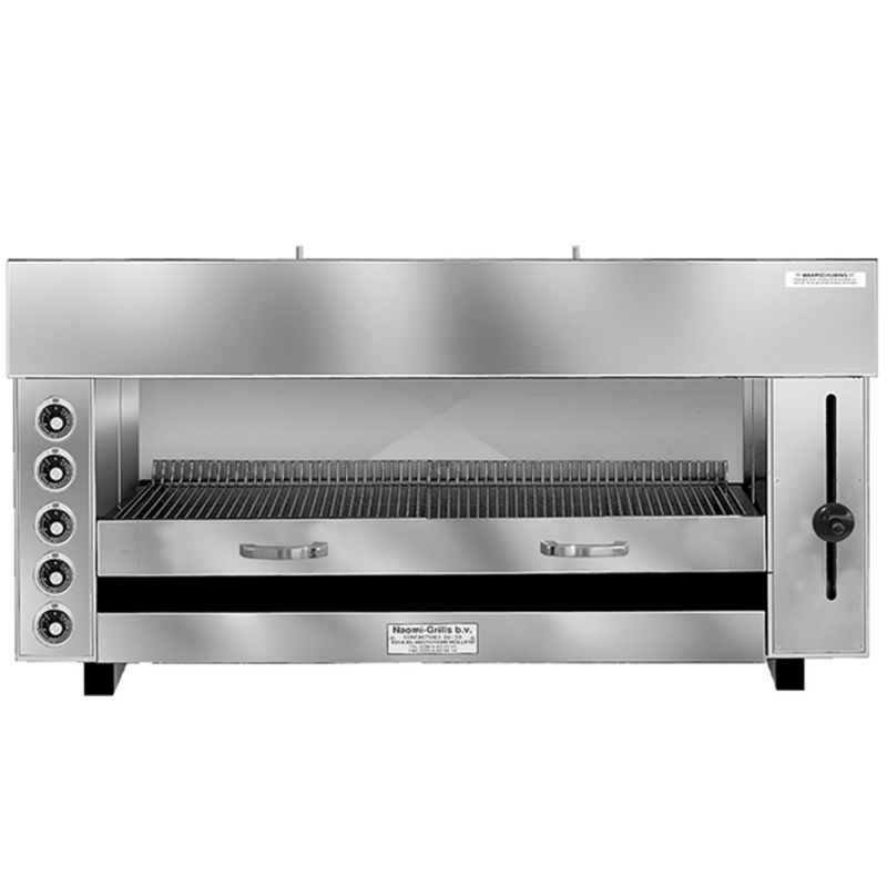 Pita-oven | Waterverdampingsysteem | 12.5kw | 5 Elektrische Elementen | 1290x430x600(h)mm