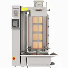 Robot Dönergrill | Gas | 4 Branders | 19kw (4x 4.8kw) | Max. 120kg | Rotatiemotor Onder | Handsfree Snijden | 720x980x1260(h)mm