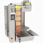Robot Dönergrill | Gas | 4 Branders | 19kw (4x 4.8kw) | Max. 120kg | Rotatiemotor Onder | Handsfree Snijden | 720x980x1260(h)mm