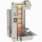 Robot Dönergrill | Gas | 5 Branders | 19kw (5x 3.8kw) | Max. 120kg | Rotatiemotor Onder | Handsfree Snijden | 720x980x1260(h)mm