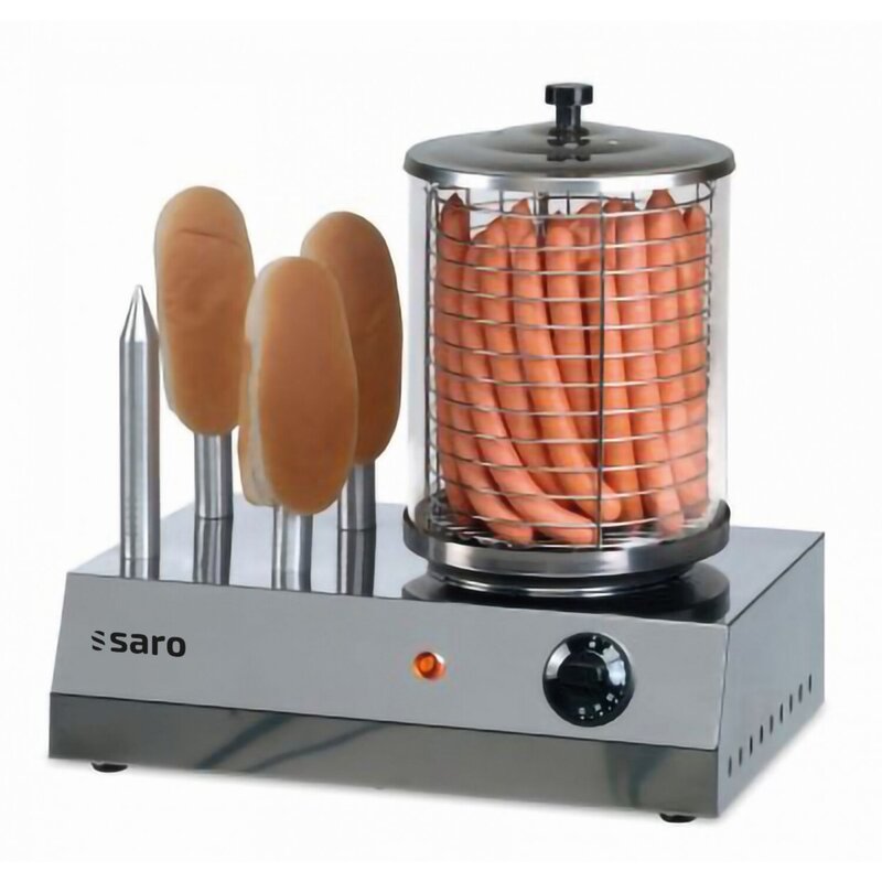 Hotdogverwarmer | Elektrisch | Cs-400 | 230v | 4 Toaststangen | 400x260x420(h)mm