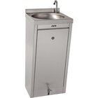 Handenwasbak Modell Texel Met Voetbediening | Rvs | 1/2 Inch | 400x400x910(h)mm