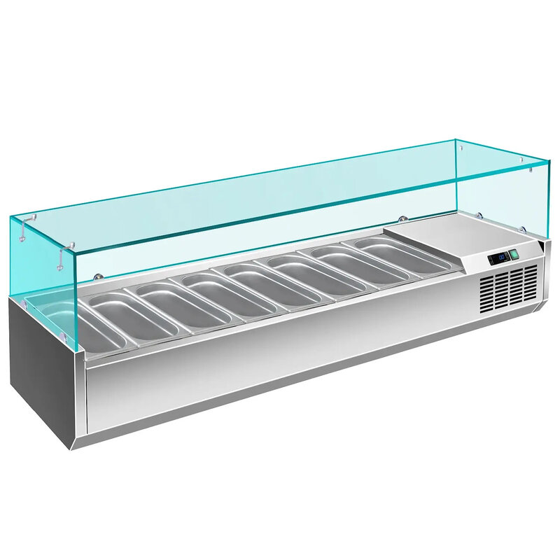 Saro Opzet Koelvitrine - 1/3 Gn, Model Vrx 1800/380