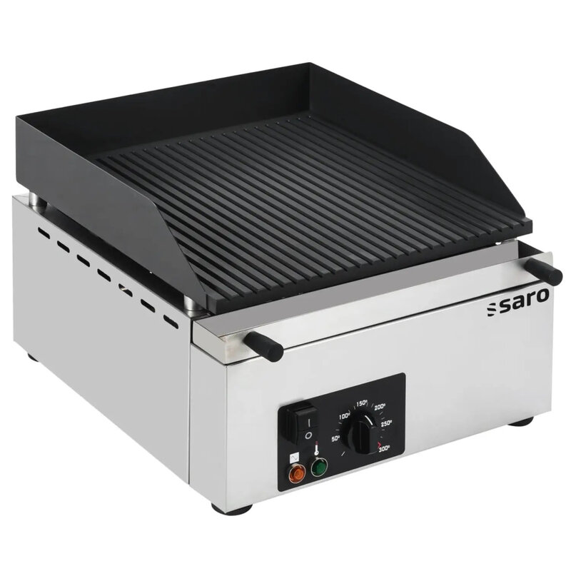 Saro Electrische Grillplaat (gegroefd) Model Gpk 410